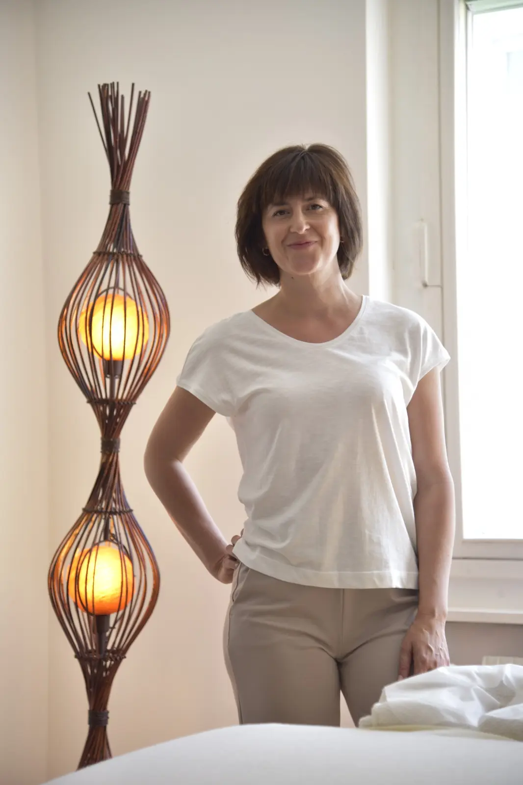 Diana Lauber in ihrer Ayurveda-Praxis